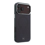Apple iPhone 18 Pro Kılıf Mercedes Benz Orjinal Lisanslı M-safe Şarj Özellikli Çift Katmanlı Yıldız Desenli Sert PC Kapak