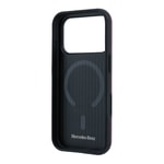 Apple iPhone 18 Pro Kılıf Mercedes Benz Orjinal Lisanslı M-safe Şarj Özellikli 360 Derece Dönebilen Standlı PU Metal Logolu Kapak