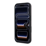 Apple iPhone 18 Pro Kılıf Mercedes Benz Orjinal Lisanslı M-safe Şarj Özellikli Metal Yıldız Logolu Çizgili Deri Kapak