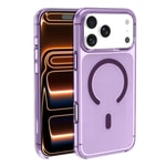 Apple iPhone 18 Pro Kılıf Zore M-safe Şarj Özellikli Şeffaf Kamera Çerçeveli Porto Kapak