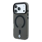 Apple iPhone 18 Pro Max Kılıf BMW Orjinal Lisanslı M-safe Şarj Özellikli Metal Logolu Buzlu IML Baskılı Kapak