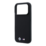 Apple iPhone 18 Pro Max Kılıf BMW Orjinal Lisanslı M-safe Şarj Özellikli Metal Logolu Karbon Fiber Kevlar Kapak