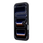 Apple iPhone 18 Pro Max Kılıf BMW Orjinal Lisanslı M-safe Şarj Özellikli Üç Şeritli Metal M Logolu Karbon Fiber Kevlar Kapak