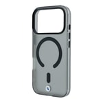 Apple iPhone 18 Pro Max Kılıf BMW Orjinal Lisanslı M-safe Şarj Özellikli Metal Logolu Buzlu IML Baskılı Kapak