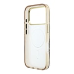 Apple iPhone 18 Pro Max Kılıf Guess Orjinal Lisanslı M-safe Şarj Özellikli Üçgen Logolu Zebra Desenli Silikon Kapak