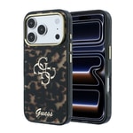 Apple iPhone 18 Pro Max Kılıf Guess Orjinal Lisanslı Yazı ve 4G Büyük Metal Logolu Silikon Kapak