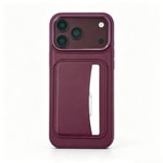 Apple iPhone 18 Pro Max Kılıf Kartlıklı Zore X-Kart Silikon Kapak