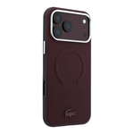 Apple iPhone 18 Pro Max Kılıf Lacoste Orjinal Lisanslı M-safe Şarj Özellikli Halka Tasarımlı Petit Pike Metal Logolu Kapak