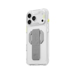 Apple iPhone 18 Pro Max Kılıf M-safe Şarj Özellikli Teknoloji Desenli Skinarma Helio CE Mag Charge Standlı Kapak