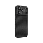 Apple iPhone 18 Pro Max Kılıf M-Safe Şarj Özellikli 1500D Aramid Fiber AmazingThing Titan Max SLens Serisi Kapak