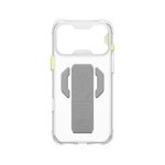 Apple iPhone 18 Pro Max Kılıf M-safe Şarj Özellikli Teknoloji Desenli Skinarma Helio CE Mag Charge Standlı Kapak