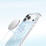 Apple iPhone 18 Pro Max Kılıf M-Safe Şarj Özellikli Zore Paris Mova Sert PC Kapak