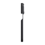 Apple iPhone 18 Pro Max Kılıf M-safe Şarj Özellikli 1500D Aramid Karbon Fiber Pitaka Ultra-Slim Classic Serisi Black-Grey Twill Kapak