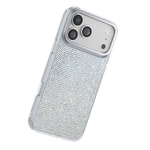 Apple iPhone 18 Pro Max Kılıf M-Safe Şarj Özellikli El İşlemeli Swarovski Taşlı Zore Paris Riva Sert PC Kapak