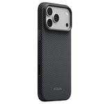 Apple iPhone 18 Pro Max Kılıf M-safe Şarj Özellikli Raptic Aramid Skin Origin Serisi Karbon Kapak