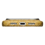 Apple iPhone 18 Pro Max Kılıf M-safe Şarj Özellikli Aramid Karbon Fiber Pitaka Wind Over Wheat Serisi Kapak