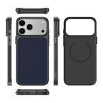 Apple iPhone 18 Pro Max Kılıf M-Safe Şarj Özellikli PU Zore Paris Trexo Sert PC Kapak