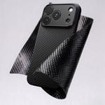 Apple iPhone 18 Pro Max Kılıf M-safe Şarj Özellikli 1500D Aramid Fiber Lens Korumalı Amazingthing Titan Max Serisi Karbon Kapak