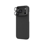Apple iPhone 18 Pro Max Kılıf M-Safe Şarj Özellikli 1500D Aramid Fiber AmazingThing Titan Max SLens Serisi Kapak