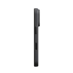 Apple iPhone 18 Pro Max Kılıf M-safe Şarj Özellikli Aramid Karbon Fiber Pitaka Military-Grade Classic Serisi New Logo Black-Grey Twill Kapak