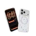Apple iPhone 18 Pro Max Kılıf M-safe Şarj Özellikli Çiçek Tasarımlı Mutural Flower Serisi Kapak