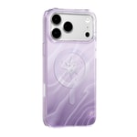 Apple iPhone 18 Pro Max Kılıf M-Safe Şarj Özellikli Orjinal Swarovski Taşlı Zore Paris Rovix Sert PC Kapak