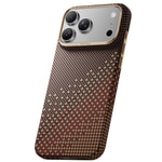 Apple iPhone 18 Pro Max Kılıf M-safe Şarj Özellikli Raptic Aramid Skin Serenity Serisi Karbon Kapak