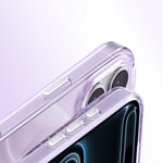 Apple iPhone 18 Pro Max Kılıf M-Safe Şarj Özellikli Orjinal Swarovski Taşlı Zore Paris Rovix Sert PC Kapak
