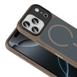 Apple iPhone 18 Pro Max Kılıf Mat Arka Yüzey Wireless Şarj Özellikli Zore Flet M-safe Kapak