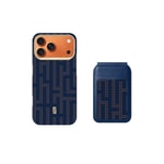 Apple iPhone 18 Pro Max Kılıf Raptic 2in1 Bundle Kit Aramid Skin Grid Serisi Kartlık ve Karbon Kapak