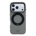 Apple iPhone 18 Pro Max Kılıf TUMI Orjinal Lisanslı M-safe Şarj Özellikli 360 Derece Dönebilen Standlı Transparan Kapak