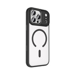 Apple iPhone 18 Pro Max Kılıf Wireless Şarj Özellikli Zore Krom M-safe Silikon Kapak