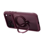 Apple iPhone 18 Pro Max Kılıf Wiwu AG-203 AeroGuard Ultra Serisi M-safe Şarj Özellikli Airbag Tasarımlı Standlı Kapak