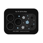 Apple iPhone 18 Pro Max​ Wiwu Magic Merry Shimmer Serisi Taşlı Kamera Lens Koruyucu