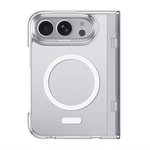 Apple iPhone Duo (Fold) Kılıf M-Safe Şarj Özellikli Raptic Air Clear Serisi Airbagli Kapak