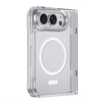 Apple iPhone Duo (Fold) Kılıf M-Safe Şarj Özellikli Raptic Air Clear Serisi Airbagli Kapak