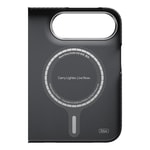 Apple iPhone Duo Kılıf M-safe Şarj Özellikli 600D Aramid Karbon Fiber Pitaka Edge Serisi Black-Grey Twill Kapak