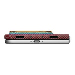Apple iPhone Duo Kılıf M-safe Şarj Özellikli Aramid Fiber Pitaka Sunset 2.0 California Dream Serisi