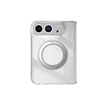 Apple iPhone Duo Kılıf M-safe Şarj Özellikli Transparan Sert PC Wlons Pita Standlı Kapak
