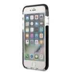 Apple iPhone SE 2020 Kılıf Karl Lagerfeld Kenarları Siyah Silikon K&C Dizayn Kapak