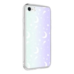 Apple iPhone SE 2020 Kılıf Zore M-Blue Desenli Kapak