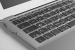 Apple Macbook 16' Touch Bar A2141 Zore Klavye Koruyucu Şeffaf Silikon Ped