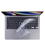 Apple Macbook 16' Touch Bar A2141 Zore Klavye Koruyucu Şeffaf Silikon Ped
