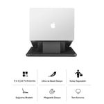 Apple Macbook 16.2' 2021 Wiwu Defender Stand Case Taşınabilir Standlı Magnetik PU Laptop Çantası