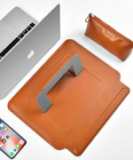Apple Macbook Pro 16.2 2023 A2780 Wiwu Macbook Skin Pro Portable Stand Kılıf