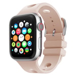 Apple Watch 10 42mm Delikli Tasarım Zore KRD-147 Silikon Kordon