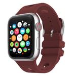 Apple Watch 10 42mm Delikli Tasarım Zore KRD-147 Silikon Kordon