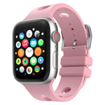 Apple Watch 10 42mm Delikli Tasarım Zore KRD-147 Silikon Kordon