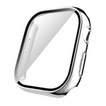 Apple Watch 10 42mm Sert PC Kasa Electroplatink Çerçeveli Ekran Koruyucu Zore Watch Gard 36