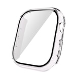 Apple Watch 10 42mm Sert PC Kasa Electroplatink Çerçeveli Ekran Koruyucu Zore Watch Gard 36